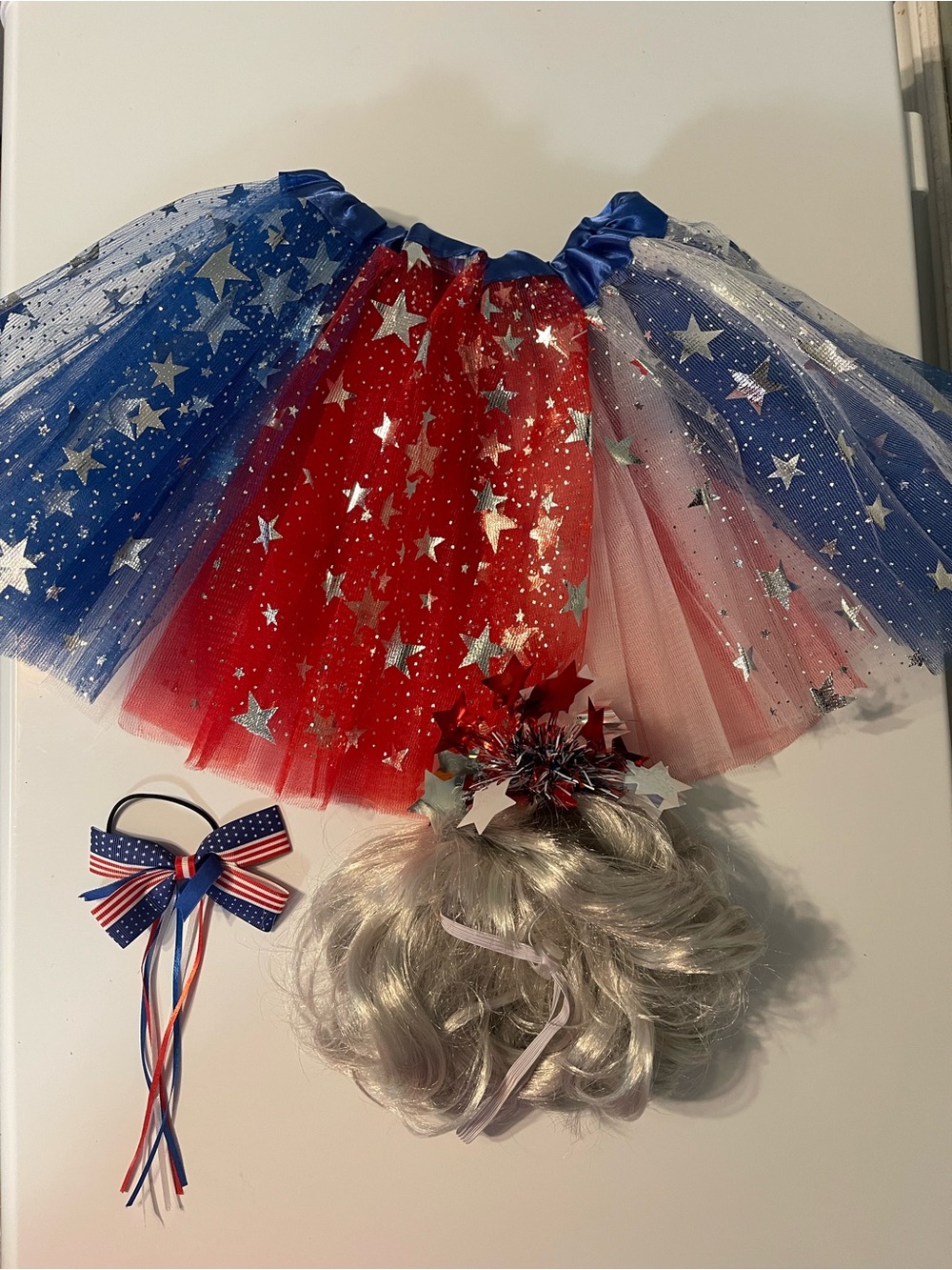 Patriotic Red, White & Blue Star Tutu Costume Set - Porch Goose